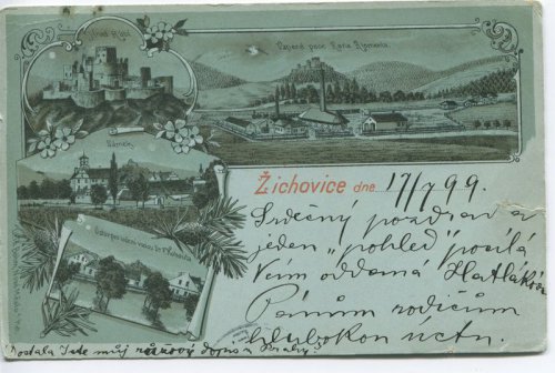 Historická pohlednice poděkování Jan Syřiště