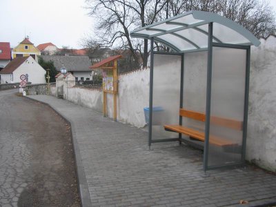 Nová autobusová zastávka