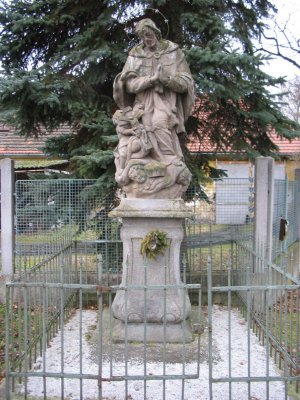 barokní socha sv. Jana Nepomuckého